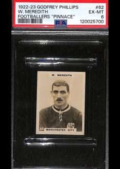 Godfrey Phillips Footballers Pinnace #62 W Meredith PSA 6