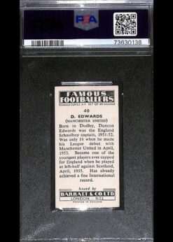 Duncan Edwards PSA 5.5 back