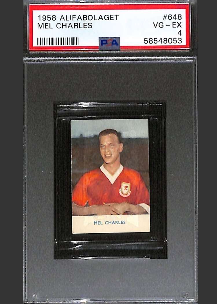 1958 Alifabolaget John Charles Wales wrongly listed as Mel Charles