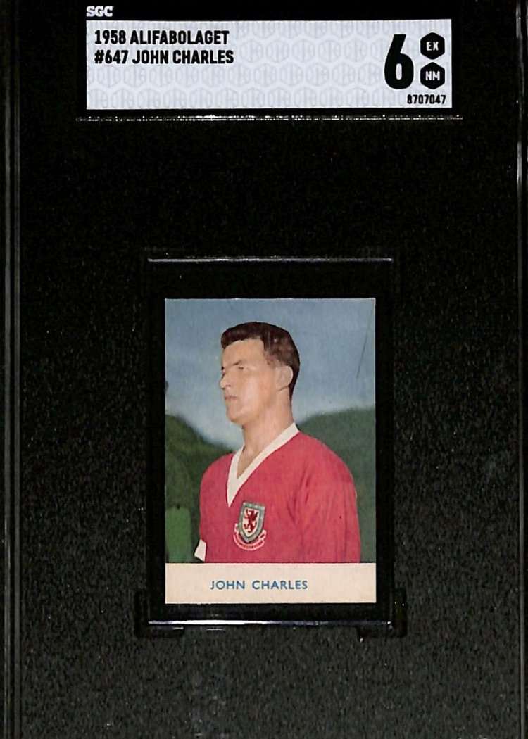 1958 Alifabolaget Mel Charles Wales, wrongly listed as John Charles