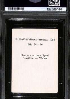 WS-Verlag Fussball #76 Brazil Wales Pele PSA 2 back