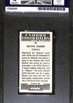 #31 Ronnie Harris MGC 7 back