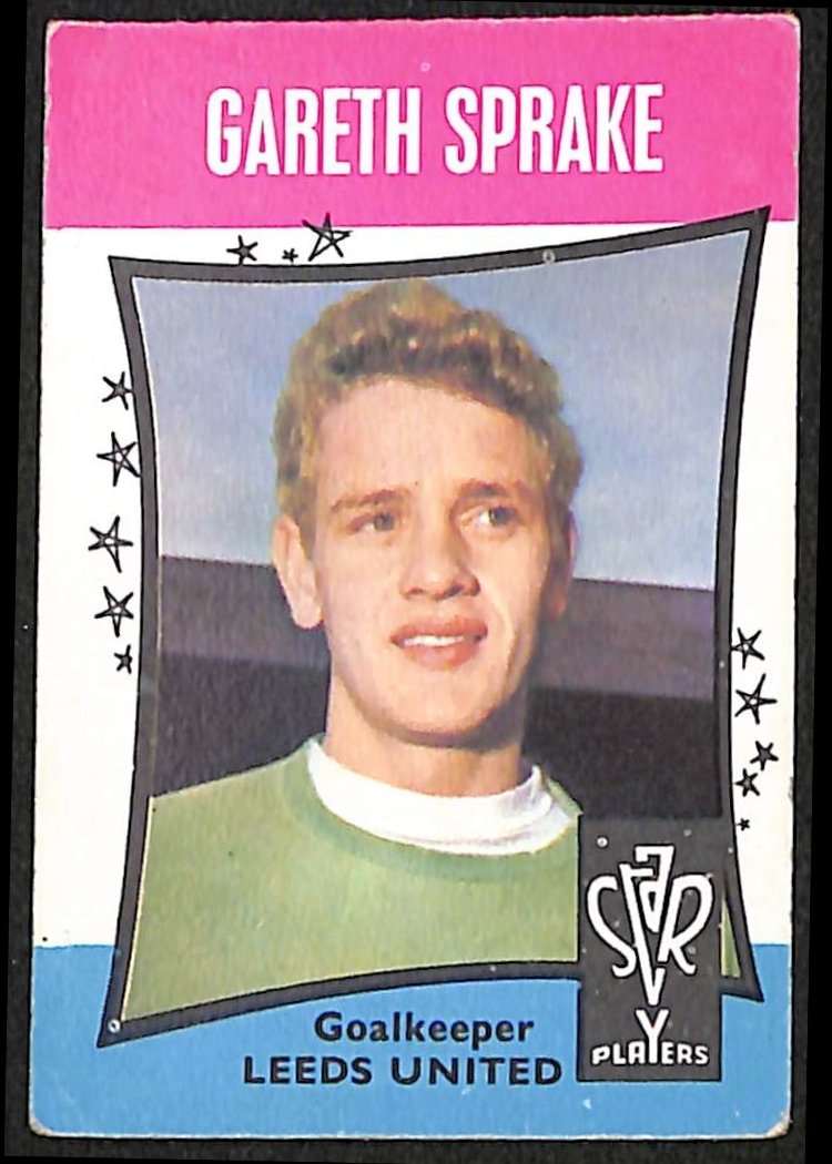 A&BC Footballers Star Players 54 Gareth Sprake Leeds United