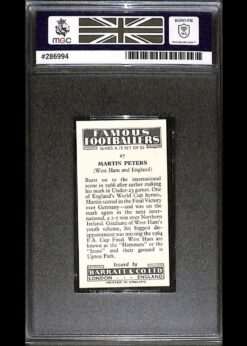 Famous Footballers #17 Martin Peters MGC 9