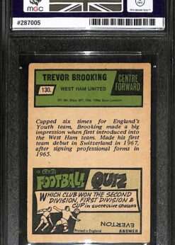 969 A&BC Footballers #130 Trevor Brooking back