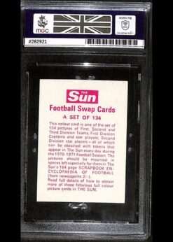 John Toshack MGC8 Rookie back