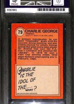 Charlie George Arsenal back