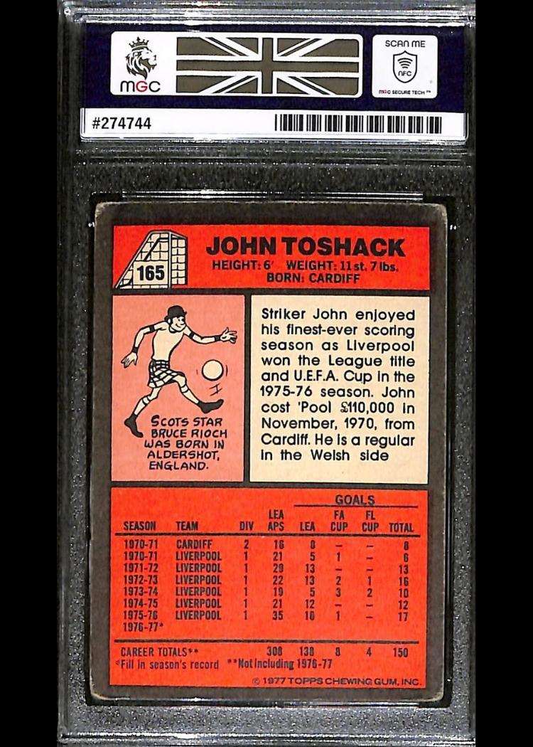 #165 John Toshack MGC 5 back