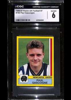Paul Gascoigne rookie card