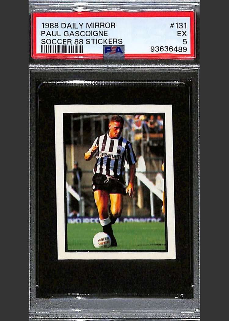 Soccer 88 #131 Paul Gascoigne PSA 5