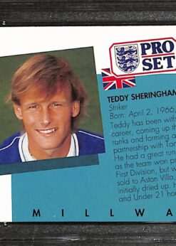 Pro Set #272 Teddy Shringham MGC 9 cert #281960 back