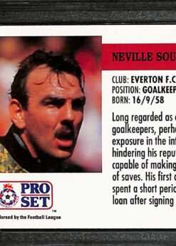 Pro Set #31 Neville Southall MGC 10 back