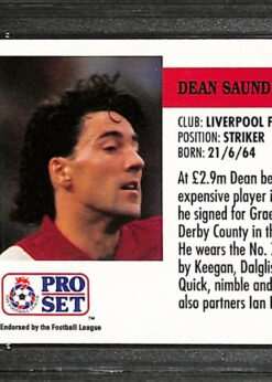 Pro Set #48 Dean Saunders MGC 10 back