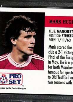 Pro Set #67 Mark Hughes MGC 10 back