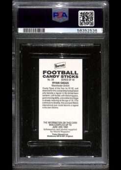 Ryan Giggs rookie card back