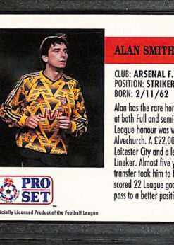 Pro Set #235 Alan Smith MGC10 back