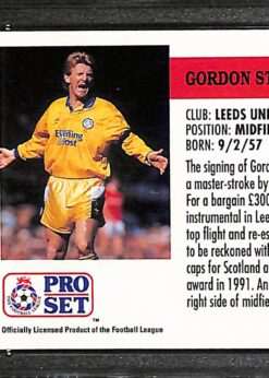 Pro Set #270 Gordon Strachan MGC 9 back