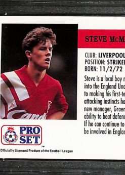 Pro Set #278 Steve McManaman MGC 10 back