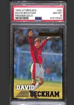 92 David Beckham Rookie PSA 8