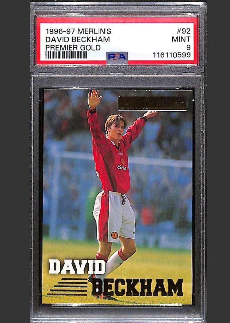 92 David Beckham Rookie PSA 9