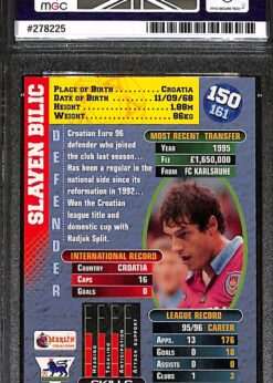 Merlin Premier Gold #150 Slaven Bilic MGC 9 back