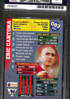 Merlin Premier Gold #83 eric Cantona MGC 9 back