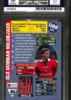 Merlin Premier Gold #88 Ole Gunnar Solskjaer MGC 9 back