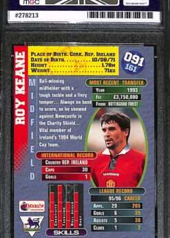 Merlin Premier Gold #91 Roy Keane MGC 9 back