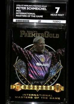 Merlin Premier Gold Stars #MO5 Peter Schmeichel ACE 7 Case Hit