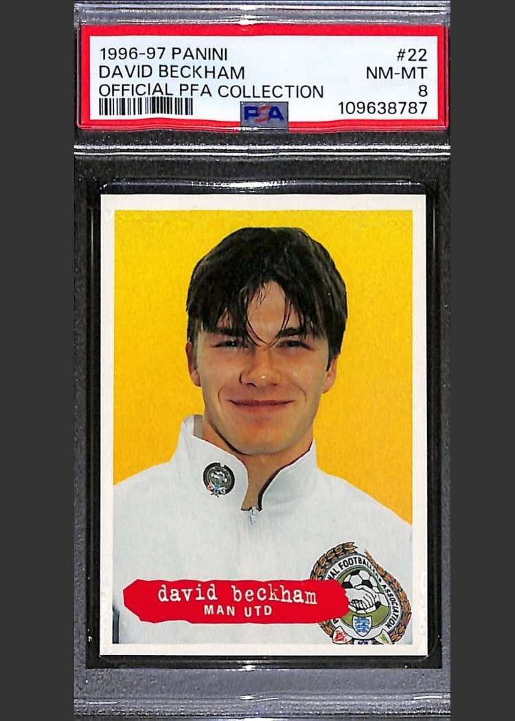 PFA Collection #22 David Beckham PSA 8