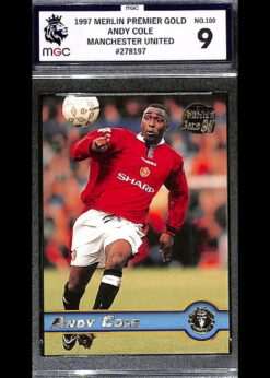 Merlin Premier Gold #100 Andy Cole MGC 9