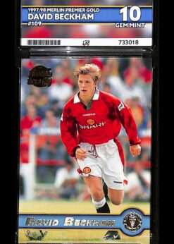 Merlin Premier Gold #109 David Beckham ACE 10