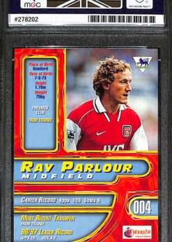 Merlin Premier Gold #4 Ray Parlour MGC 10 back
