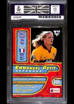 Emmanuel Petit Arsenal back
