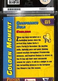 Merlin Premier Gold Golden Moment #G03 Gianfranco Zola ACE 10 case hit back