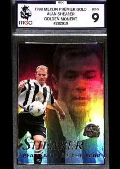 Merlin Premier Gold Golden Moment #G2 Alan Shearer MGC 9 case hit