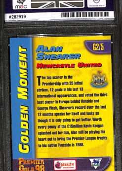 Merlin Premier Gold Golden Moment #G2 Alan Shearer MGC 9 case hit back