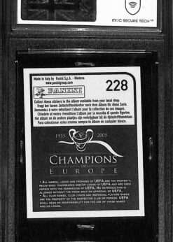 Panini COE Sticker #228 Cristiano Ronaldo MGC 9 back