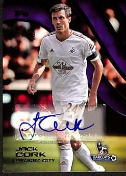2015-16 Topps Premier Gold Purple Auto Card PA-JC Jack Cork