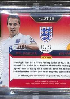 Panini Select Prime Purple Double Team Memorabilia Hart and Jajielka BGC 9.5 back