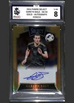 Panini Select Signatures Gold Card S-GB Gareth Bale 4 of 10 MGC 8