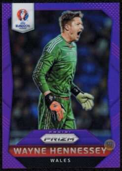 2016 Panini Prizm Euro 2016 Purple Prizm #123 Wayne Hennessey 79/99