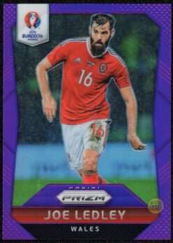 2016 Panini Prizm Euro 2016 Purple Prizm #124 Joe Ledley 80/99