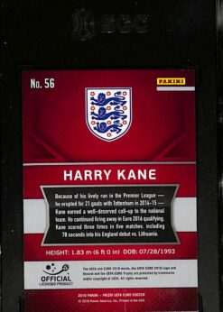 2016 Panini Prizm UEFA Harry Kane back
