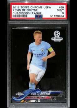 Topps Chrome UEFA #69 Kevin De Bruyne PSA 9