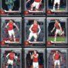 2019‑20 Panini Prizm Premier League Arsenal team set card fronts page 1 with player images