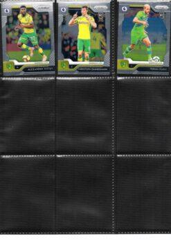 2019‑20 Panini Prizm Premier League Norwich City team set card fronts page 2 with player images