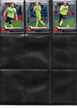 2019‑20 Panini Prizm Premier League Sheffield United team set card fronts page 2 with player images