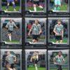 2019‑20 Panini Prizm Premier League Newcastle United team set card fronts page 1 with player images