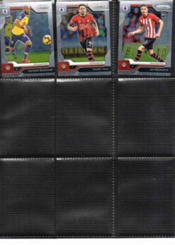 2019‑20 Panini Prizm Premier League Southampton team set card fronts page 2 with player images